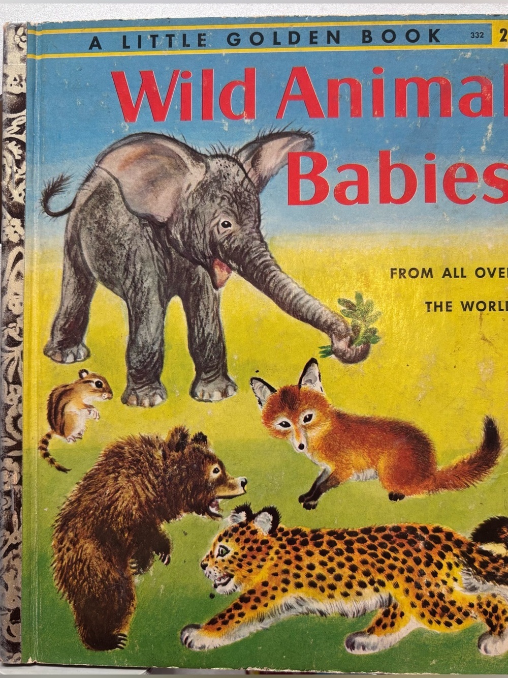 Little Golden Book| Vintage 1958 Wild Animal Babies Children’s Book Collectible